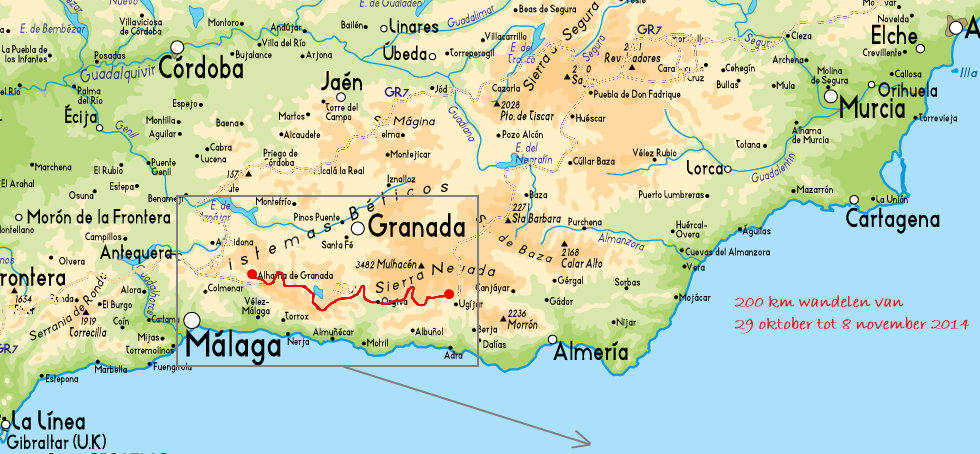 Vormen pepermunt risico Wandelen in de Alpujarras, Andalusië, Spanje / Hiking in the Alpujarras,  Andalusia, Spain
